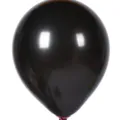Ballon en latex perlé noir de 10 pouces pour décoration de fête, mariage et anniversaire. - Noir Perlé