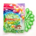 Ballons en Latex Nacre 10 Pouces Vert Perle Fete Mariage Anniversaire Decoration - 100 Pièces/Paquet / Vert