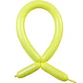 Yellow 260 long magic twisting balloon for birthday party decoration and modeling supplies. - Macaron Grass Green