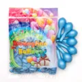 Pearl latex balloons 10 inch blue metallic party wedding birthday decoration pack - 100 Pieces/Pack / Blue