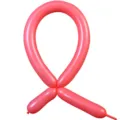 Pink long twisting balloon 260 latex magic balloons for party birthday decoration item - Macaron Red