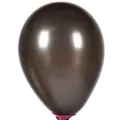 5-inch thickened pearlescent latex balloon, dark brown party decoration for birthday and wedding. - 200 Pieces/Pack / Pearlescent Black