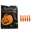 Set di palloncini in lattice di zucca LED di Halloween con luci per decorazioni di feste. - Palloncino a Zucca (Con Luce) / 5 Pezzi/Confezione