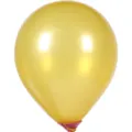 5-inch metallic gold latex balloon for wedding and birthday party decoration supplies. - 200 Pieces/Pack / Pearlescent Gold