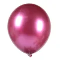 Globo de látex metálico de 10 pulgadas globo cromado perlado brillante para fiesta rojo - 50 Piezas / Magenta Nuevo Metálico