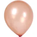 10 inch pearl latex balloon rose gold metallic finish party wedding decoration SKU - Pearly Rose Gold