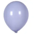 10 inch light purple macaron balloon lavender party decoration birthday wedding balloon - 100 Pieces/Pack / Gray