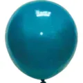 Retro Teal Balloon 10 Inch Thickened Latex Balloon for Birthday Party Wedding Decoration - 100 Pieces/Pack / Vintage Peacock Blue