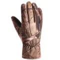 Men's winter warm touchscreen gloves outdoor cycling ski thick windproof camo gloves - Thick Custom Coffee Camo