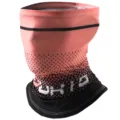 Ice silk cycling face mask sunscreen neck gaiter outdoor sports breathable face cover - Orange Face Mask