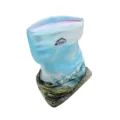 Ice silk sun protection face mask, blue mountain print outdoor cycling neck gaiter - A21-MJ8