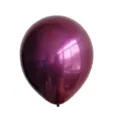 Ballon métallique rouge cerise double couche pour décoration de fête de mariage romantique - 12 Pouces 50 Pièces Paquet