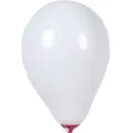 Ballon en latex blanc mat de 5 pouces mariage anniversaire fête décoration fond - Paquet de 200 Pièces / Blanc