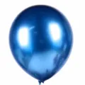 Globo de látex metálico grueso de 12 pulgadas y 2,8g para fiesta de cumpleaños y bodas. - 50 Piezas / Azul Metálico
