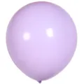 18 Inch Round Matte Purple Latex Balloon Thickened Balloon for Party Birthday Wedding Decor - 50 Pieces/Pack / Light Purple