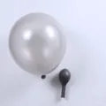 Ballons en latex argent perle et gris epais pour decoration de fete romantique et anniversaire. - 10 Pouces 2.2g / Gris perlé
