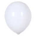 Ballon en latex mat blanc 10 pouces ballon rond épais pour décoration de fête d'anniversaire - 100 Pièces/Paquet / Blanc