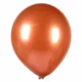 Globo de látex metálico cobrizo espesado de 12 pulgadas, ideal para fiestas y bodas. - 50 Piezas / Cobre metálico