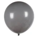 18 inch matte grey latex balloon thick round balloon birthday party wedding decoration - 50 Pieces/Pack / Gray