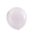 18-inch round matte pink latex balloon for party decoration, birthday and wedding events. - 50 Pieces/Pack / Clear
