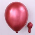 Verdickter 12-Zoll-Metallic-Latexballon für Hochzeitsfeier und Geburtstagsdekoration. - 50 Stück/Packung / Rot