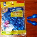 Ballons de fete en latex bleu pack de 100 pieces pour decoration de mariage et fete. - 100 Pièces/Paquet / Bleu foncé