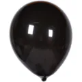 Ballon en latex noir mat de 10 pouces, ballon rond épaissi pour décorations de fête. - 100 Pièces/Paquet / Noir