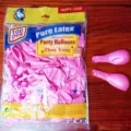 Ballons de fete en latex rose 100 pcs biodegradables perles epais pour decoration de mariage - 100 Pièces/Paquet / Rose