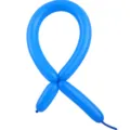 Blue latex magic balloon, long twisting balloon for wedding party decoration and festive events. - Light Blue