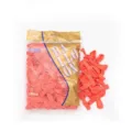 Ballons en latex orange mat de 5 pouces, 100 pcs ballons couleur bonbon pour decoration. - 200 Pièces / Rouge
