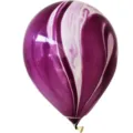 Ballon en latex d'agate nuage violet epaissi de 10 pouces pour decoration de fete de mariage - 100 Pièces/Paquet / Agate Violette