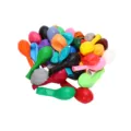 Colorful latex balloons set bulk uninflated matte balloons for birthday party decorations - Mixed 50 Pcs