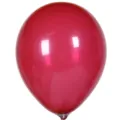 Ballon en latex mat rond et epais de 10 pouces en rouge fonce pour decoration de fete - Rouge grenat