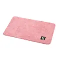 Alfombra de baño suave rosa antideslizante alfombra de suelo absorbente para dormitorio - 50*80cm / Rosa