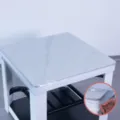 Transparent waterproof table cloth protector for square table coffee table durable clean cover - Matte Simple Without Lace Edge