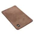 Alfombra de baño de felpa marrón antideslizante absorbente para dormitorio salón - 40*60cm / Marrón con Etiqueta