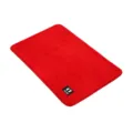 Alfombra de baño roja antideslizante y absorbente para dormitorio cocina y puerta de entrada. - 40*60cm / Rojo Brillante con Etiqueta