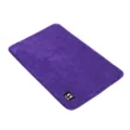 Alfombra de baño morada peluda absorbente antideslizante para dormitorio baño cocina - 40*60cm / Púrpura con Etiqueta