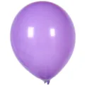 Ballon en latex mat rond de 10 pouces pour la decoration de fete d'anniversaire. - 100 Pièces/Paquet / Violet