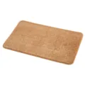 Moderna alfombra de baño de felpa marrón antideslizante para dormitorio y cocina. - 40*60cm / Champán