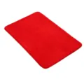 Alfombra de baño roja antideslizante, felpudo absorbente para baño, dormitorio, salón y entrada. - 40*60cm / Rojo