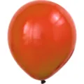 Orange metallic balloon for birthday party wedding decoration festive event supply. - Coffee