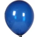 Ballon en latex bleu 10 pouces ballon mat rond épais pour décoration de fête d'anniversaire - 100 Pièces/Paquet / Bleu de nuit
