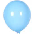 Ballon en latex mat bleu clair de 10 pouces pour decorations de fete d'anniversaire. - 100 Pièces/Paquet / Bleu clair