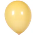 Ballon en latex jaune mat 10 pouces pour décoration de fête d'anniversaire et événements. - 100 Pièces/Paquet / Jaune Citron