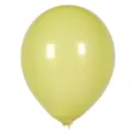 Macaron yellow latex balloon 10 inch for wedding and birthday party decoration variant item - 100 Pieces/Pack / Yellow-Green