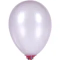 5 inch pearlescent purple latex balloon with pink stick for party decoration and wedding - 200 Pieces/Pack / Pearlescent Light Purple