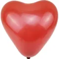Red heart latex balloon for romantic wedding decoration and party celebration supply - 100 Pieces/Pack / Garnet Red