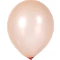 Pearlescent latex balloon in champagne color, 10 inch size for party and wedding decor. - Pearly Champagne Gold