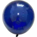 10 inch thick retro dark blue latex balloon for birthday party and wedding decoration. - 100 Pieces/Pack / Translucent Gem Blue